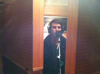 Troy singing his little heart out!
