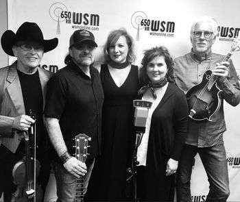 With Stereo Chickens debut of  Songs From the Fire on WSM Radio Nashville TN
