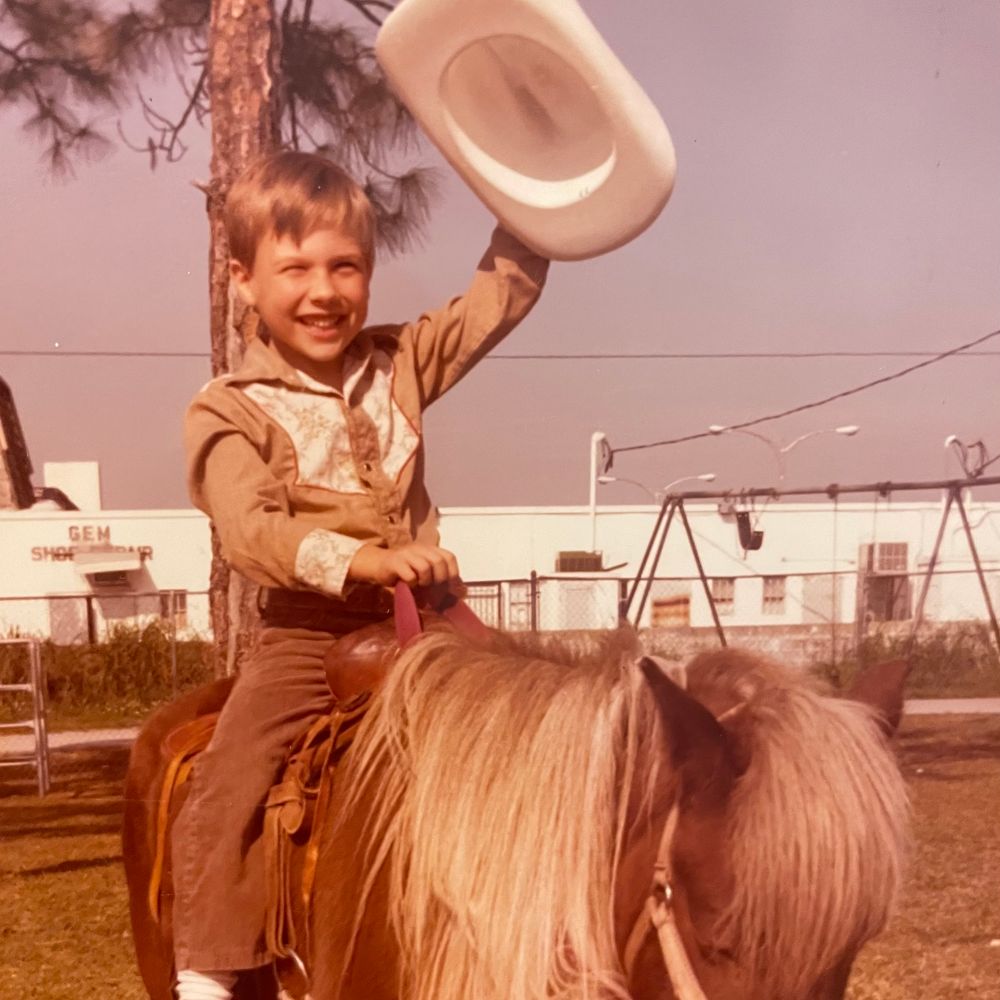 photo of Chris Lavoie as a child