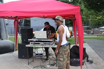 DJ MeltDown with motivational, community activist - Pas Simpson @ Jordan Park celebrating the 50th Anniversary of Hip Hop!
