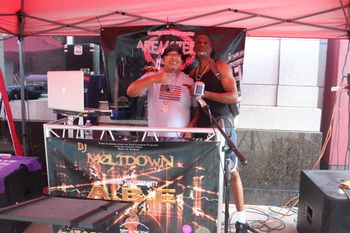 DJ MeltDown & DJ Mystic @ Juneteenth Celebration - Hamilton Street  6/19/24
