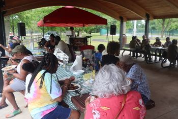 DJ MeltDown supports the community at the Union Baptist Church Picnic at Lindberg Park in Allentown - 6/29/24
