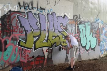 Old School Graffiti Squad is with Area61zerO Music
