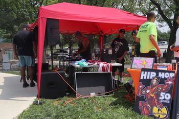 DJ MeltDown with the Old School Graffiti Squad celebrating the 50th Anniversary of Hip Hop @ Jordan Park
