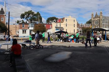 Area61zerO Music supports basketball clinic & mural discussion @ Stevens Park
