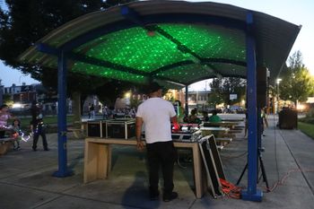 DJ MeltDown rocking @ Stevens Park Kids Glow Party
