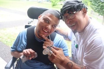 DJ MeltDown supports the community at the Union Baptist Church Picnic at Lindberg Park in Allentown - 6/29/24
