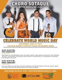 World Music Day at the Old Globe