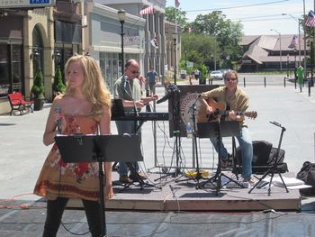 Singing at the Division Street Arts and Music Festival

