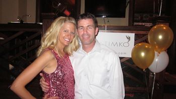 With my guy at my CD Release party.
