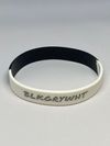 BLKGRYWHT Wristband - Segmented Black and White