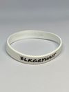 BLKGRYWHT Wristband - White