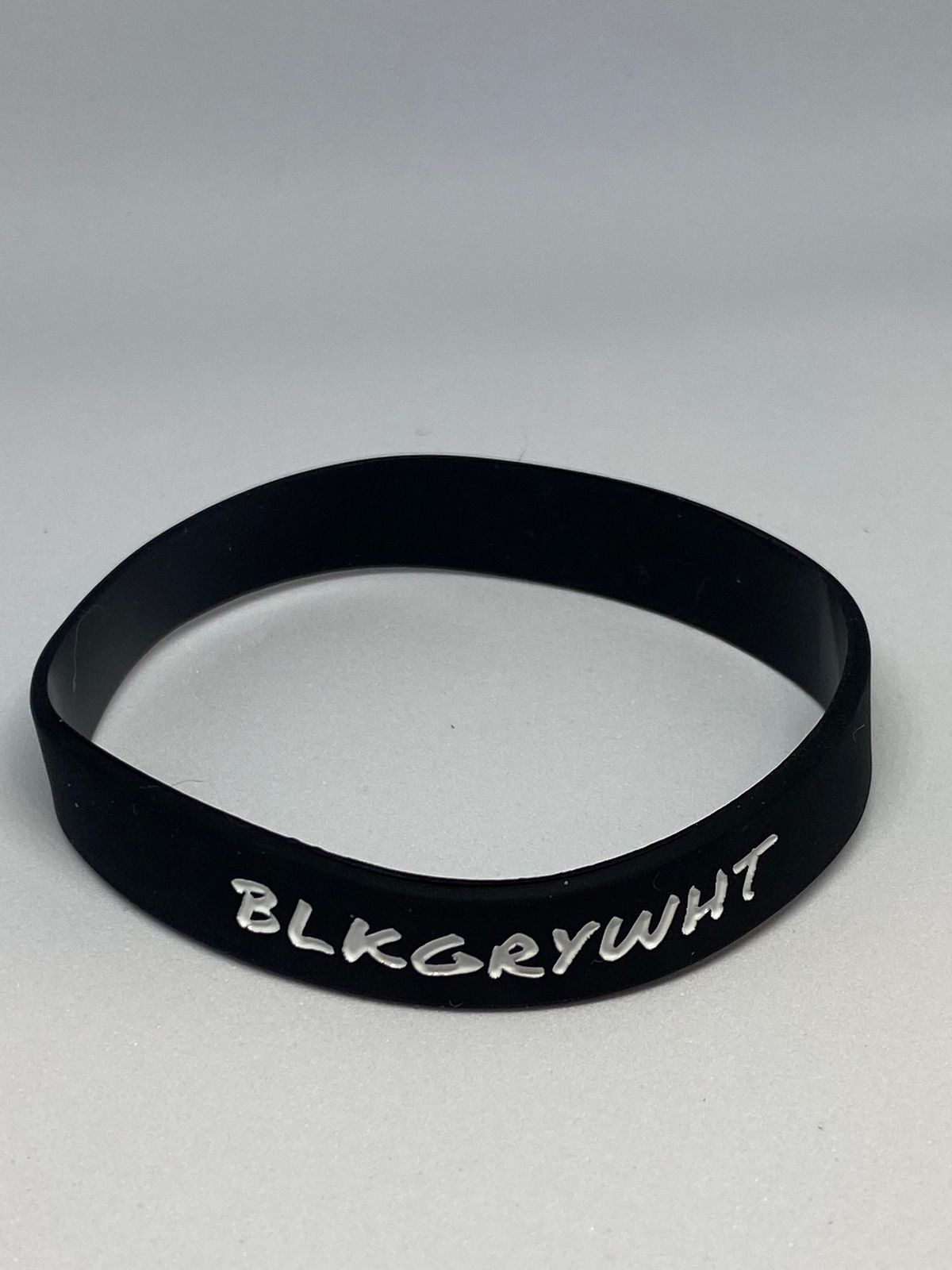 BLKGRYWHT Wristband - Black