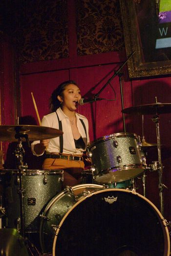 © 2025 Michael Blank Photography. All Rights Reserved. Administered by RAMEKEGA/WSP Music Group. Location Bar Lubitsch, West Hollywood, CA. We Found New Music Showcase June 2025.
