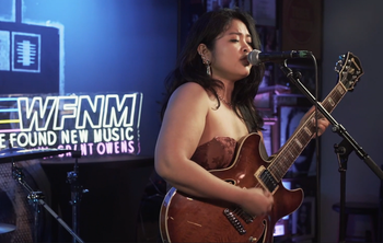Kelli of RAMEKEGA at Hotel Ziggy performing for the We Found New Music Showcase. © 2025 RAMEKEGA/WSP Music Group. All Rights Reserved.
