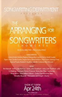 Arranging for Songwriters Showcase