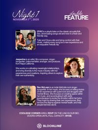 Bloomine Concerts Double Feature WKND