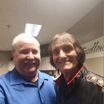 Kenny with Doug Kershaw

