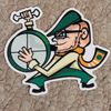 Leprechaun Stickers - Bodhran and Guitar  