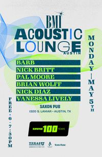 Saxon Pub - BMI Acoustic Lounge