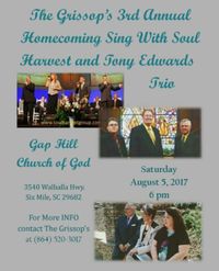 Grissop's 2nd Annual Homecoming Sing