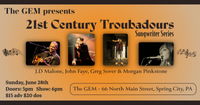 21st Century Troubadours Songwriter Series - June 2026 edition