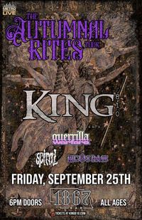 Autumnal Rites Tour