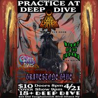 Void Emperor, Water Bears, Gravestone Glue, Night of the Iguana