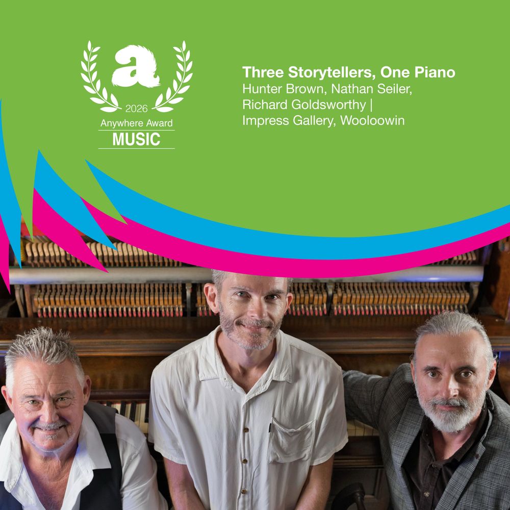 Three Storytellers, One Piano- 2026 Anywhere Award Music , Nathan Seiler, Richard Goldsworthy, Hunter Brown