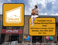 Facebagel: Live @ Upslope Brewing (Flatiron Park Location)