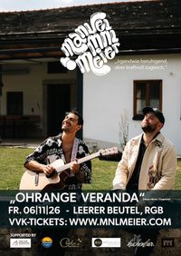 Manuel MNL Meier; "OHRANGE VERANDA" (Neues Album/Programm)