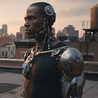 Man vs. Machine by Normal Peter-Son