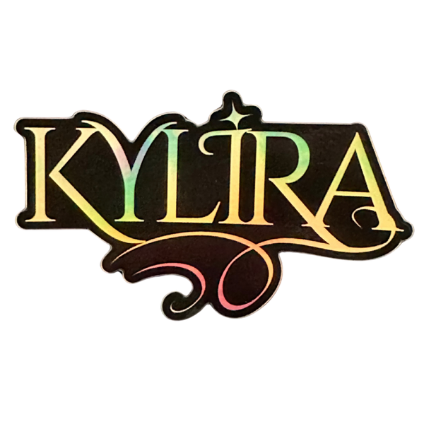 "Kylira" Sticker - Black