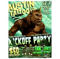 Ian MacDougall Solo Show at Austin Tattoo Company Kickoff Party