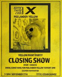 Peelander Yellow Closing Art Show