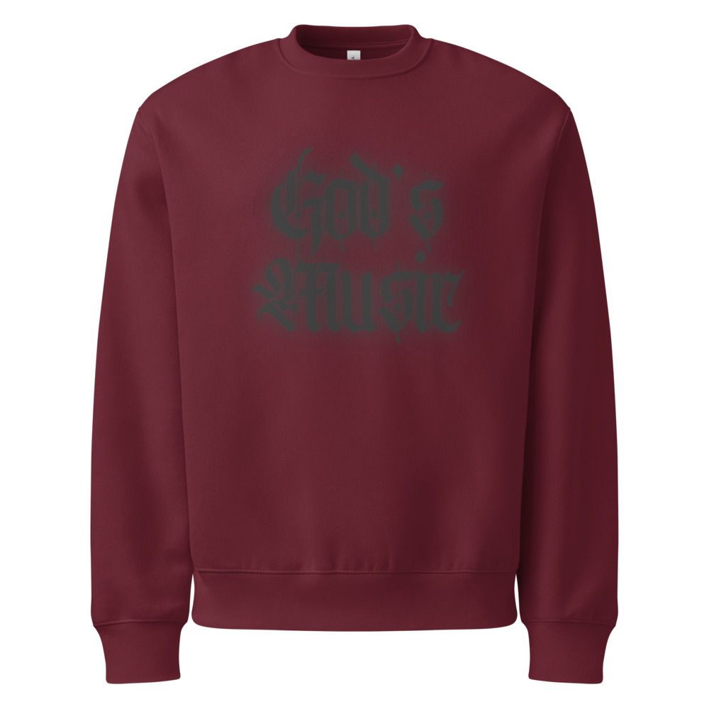 BLK Letter GM Oversized Heavyweight Sweatshirt | Bella + Canvas 4711