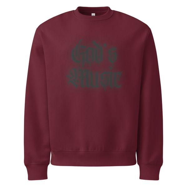 BLK Letter GM Oversized Heavyweight Sweatshirt | Bella + Canvas 4711