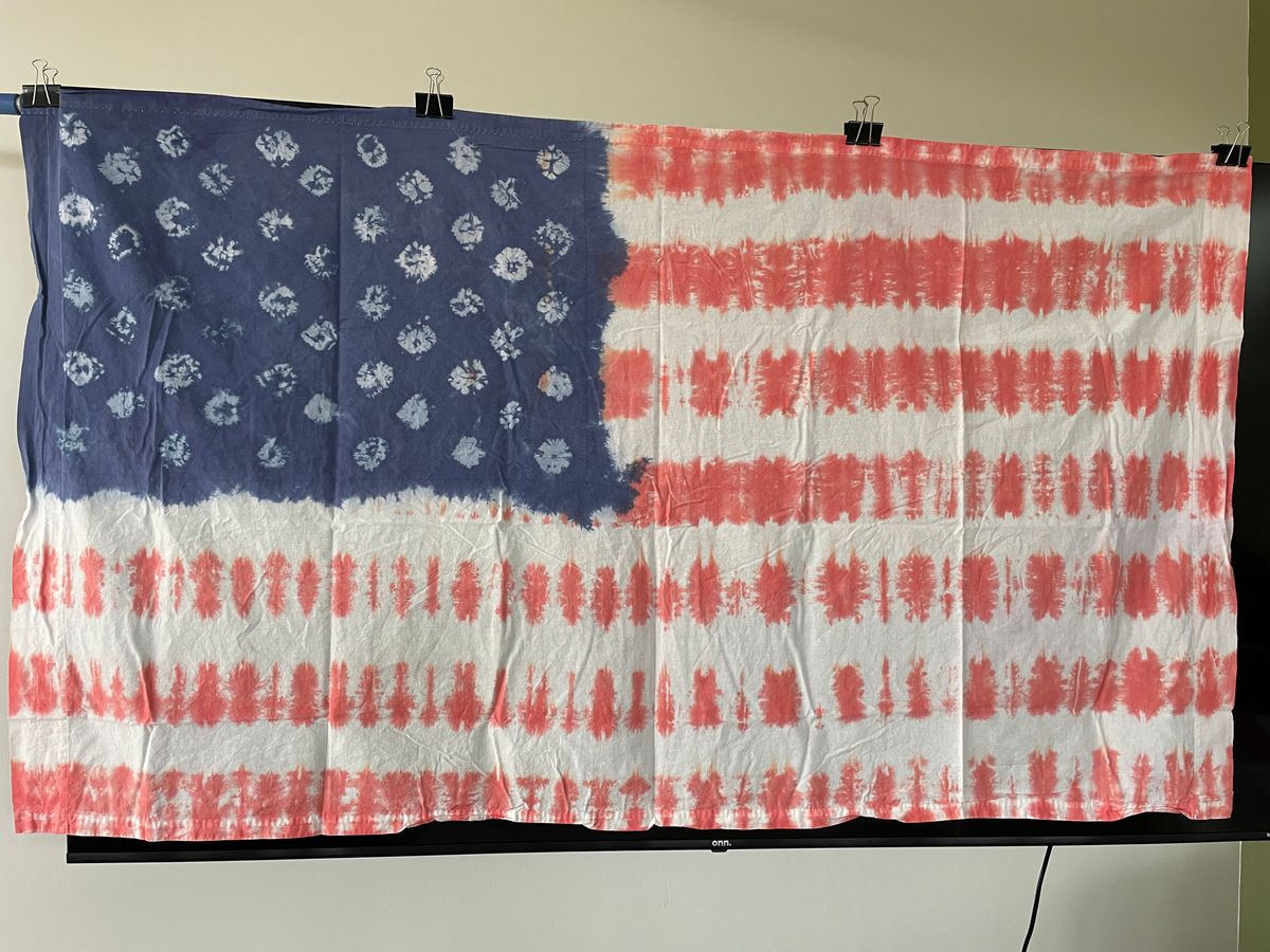 Tie Dye American flag #5