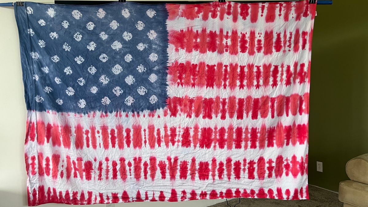 Tie Dye American Flag #1