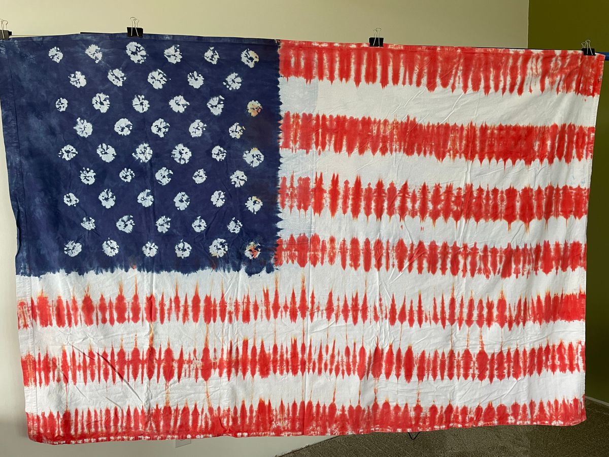 Tie Dye American flag #2