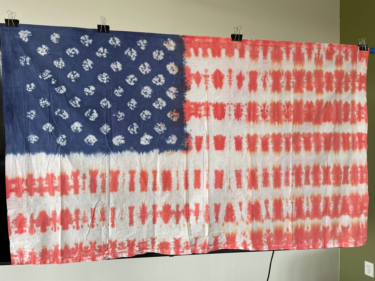Tie Dye American flag #6