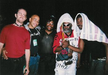 Our first time opening for P-Funk

