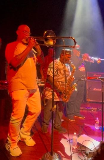 P-Funk Horns: Greg Boyer, Greg Thomas, and Bennie Cowan
