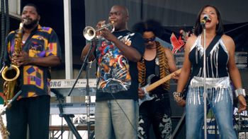 Afram with Scott Taylor, P-Funk Dre, Ron Rolling
