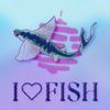 I♡FISH - Sticker