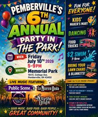 Public Scene playing PARTY in the PARK in Pemberville, Ohio