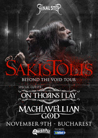 Sakis Tolis / Machiavellian God / On Thorns I Lay - live in Bucharest (Quantic Club) 