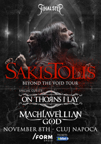 Sakis Tolis / Machiavellian God / On Thorns I Lay - live in Cluj Napoca (/ Form Space)