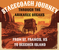 The Stagecoach Journey Through the Arikaree Breaks (KS & CO) 
