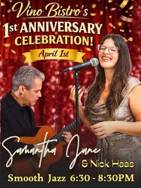 Vino Bistro - 1 Year Anniversary Party with Samantha Jane & Nick Haas